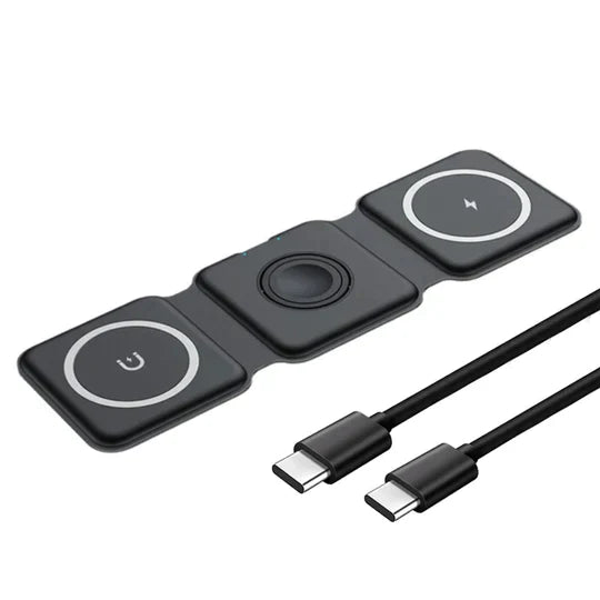 Foldable 3in1 Charger™ - Fast, Flexible, and Portable Charging